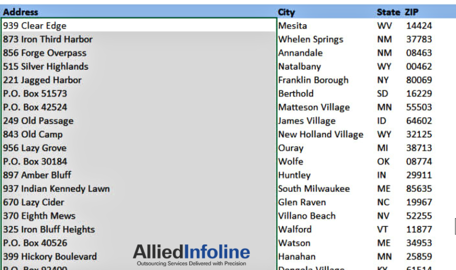 data cleansing service